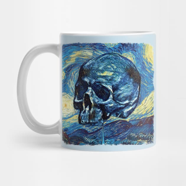 Skull Van Gogh Style by todos